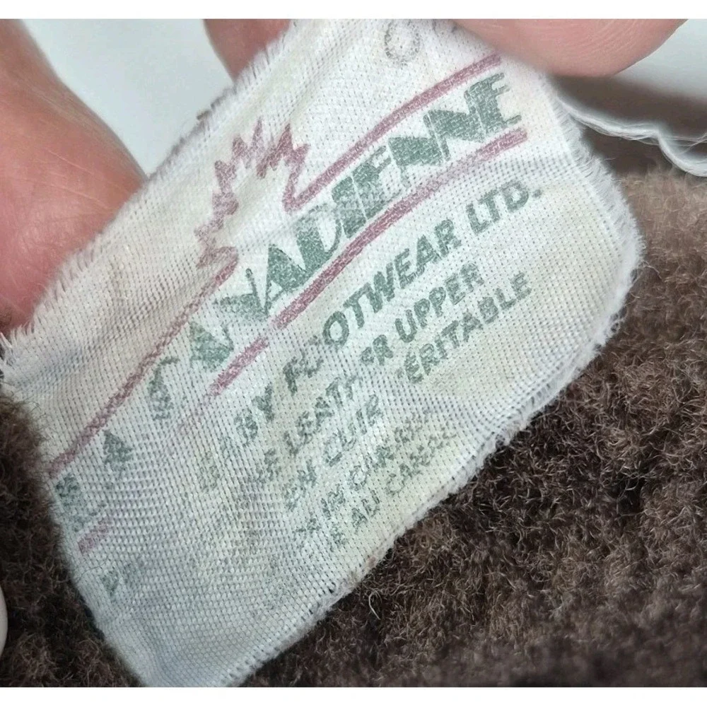 La Canadienne Womenz shearling lined brown leather snow boots ‎ 8.5